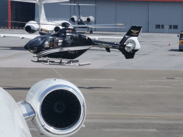 首条内地直飞香港国际机场直升机航线首航乐成